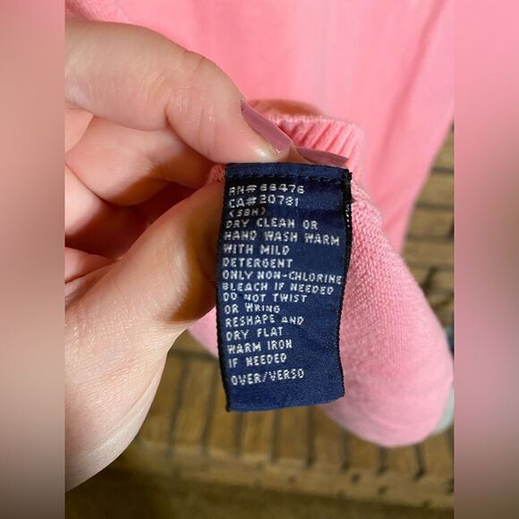 Tommy Hilfiger sweater shirt size small pink‎ - Picture 7 of 9